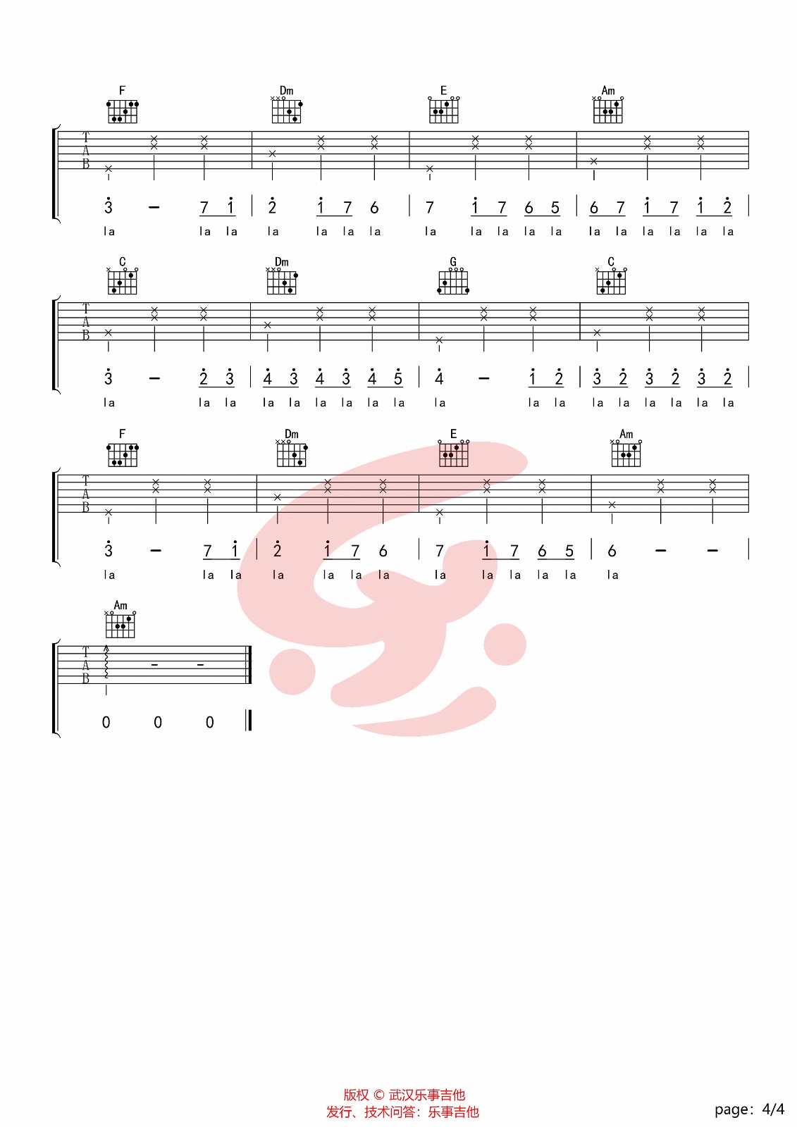 Bana-Ellerini-Ver吉他谱4-Dilan-Ekinci