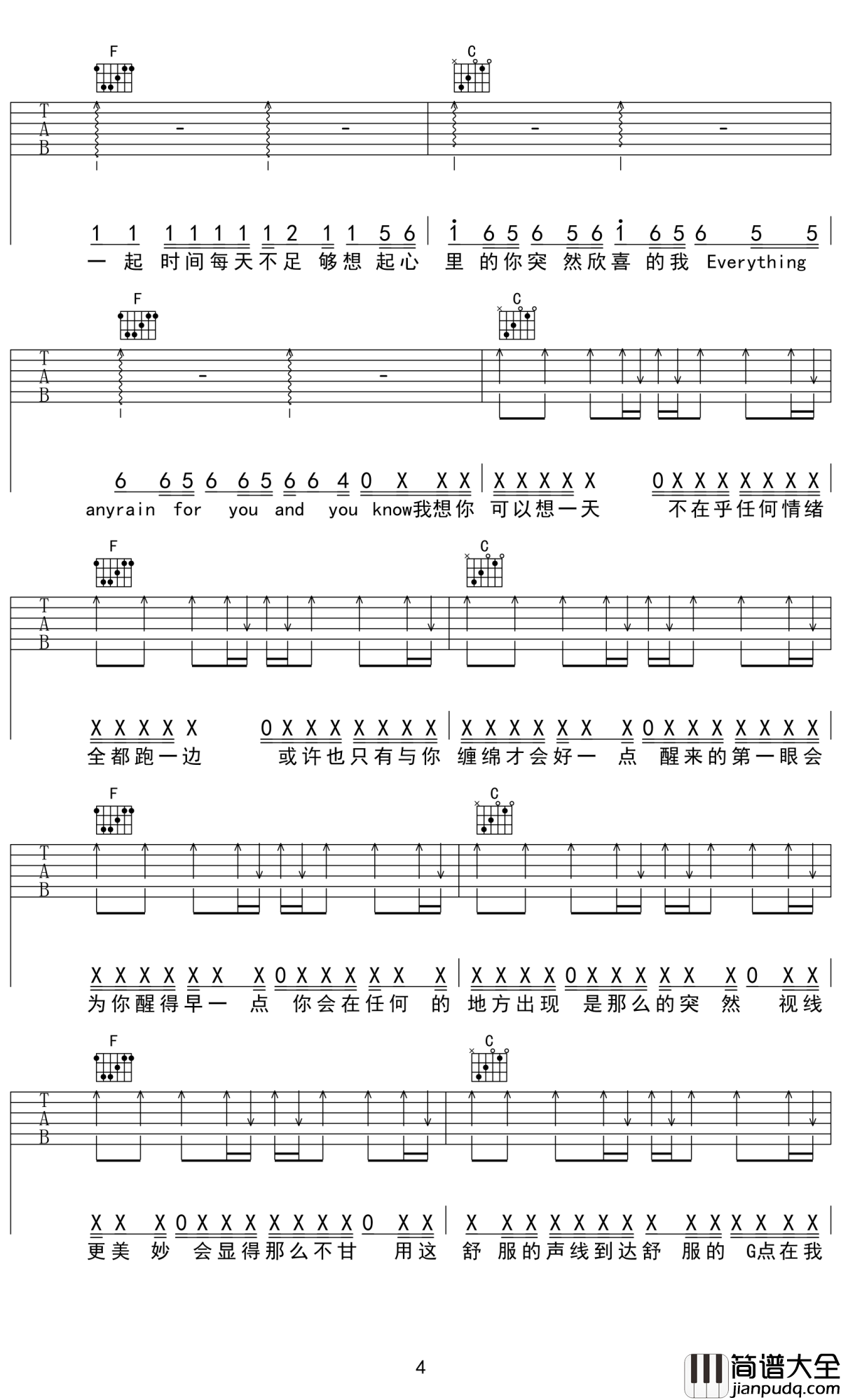 买条街吉他谱_唐老师/Wya乌鸦_亲爱的，只要你乖给你买条gai，爱不爱你不用你去猜