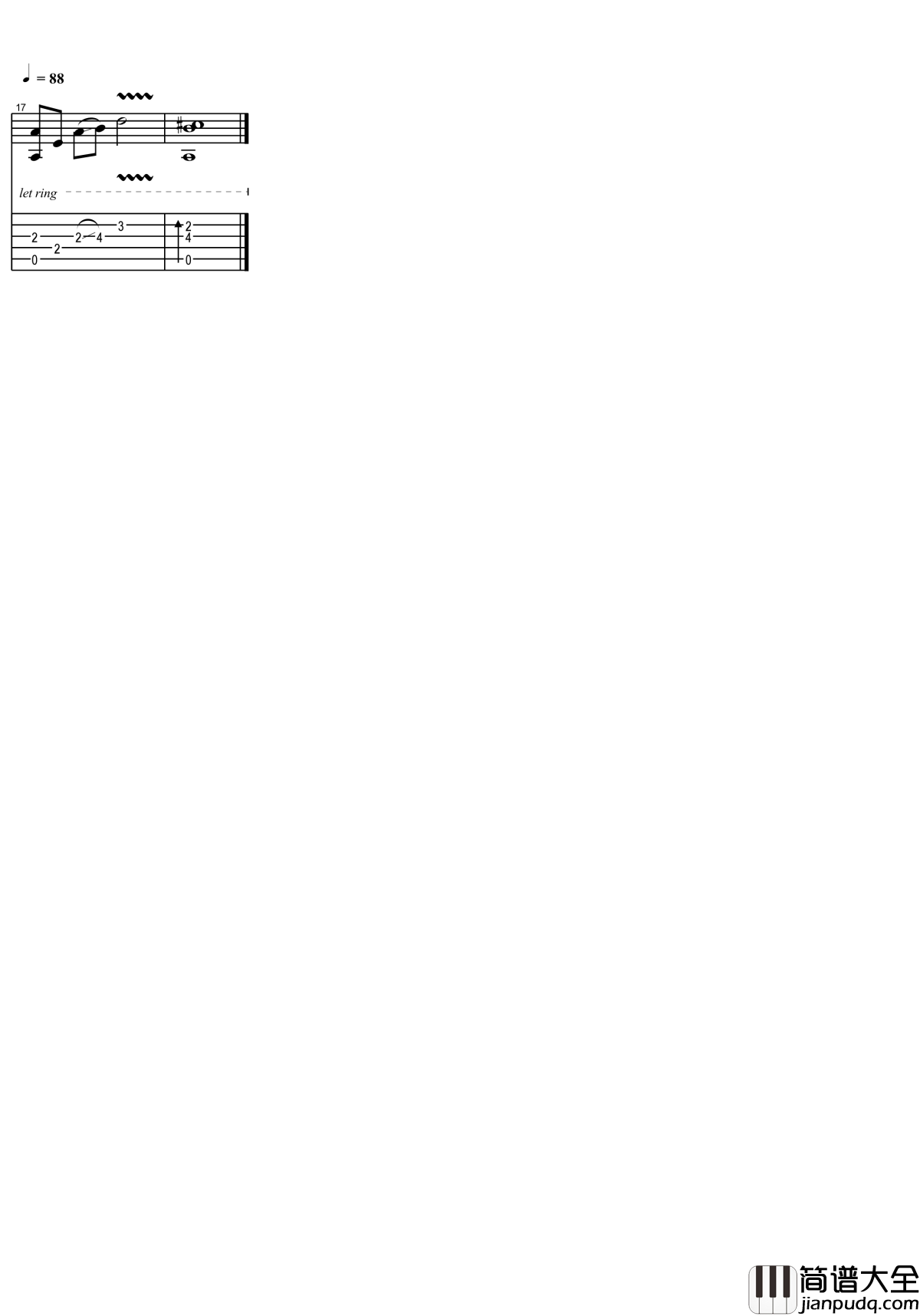 听妈妈的话吉他谱_周杰伦_听妈妈的话,快快长大